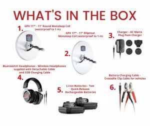 Minelab GPX 6000 - Package contents - buy online in South Africa