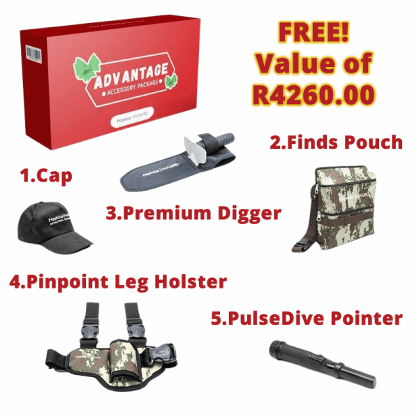 Nokta Makro Advantage Package included for free to the value of R4,260.00